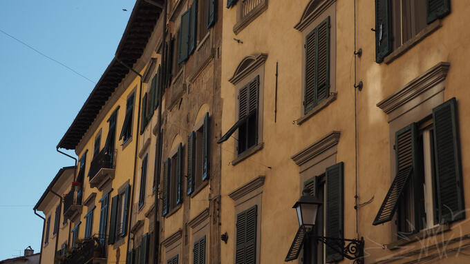 Green shutters of Pisa