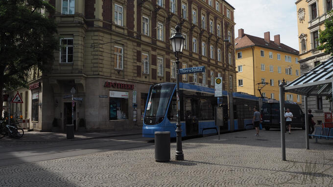 Beautiful tram from Munich